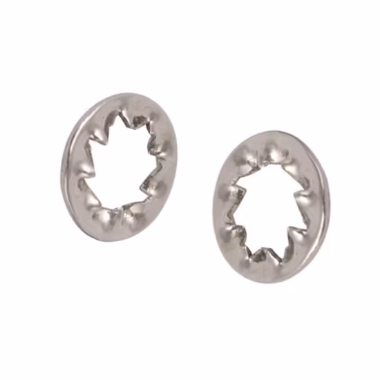 中国工場カスタム 4 mm 内径 304 ステンレス鋼内部鋸歯状ロック ワッシャー